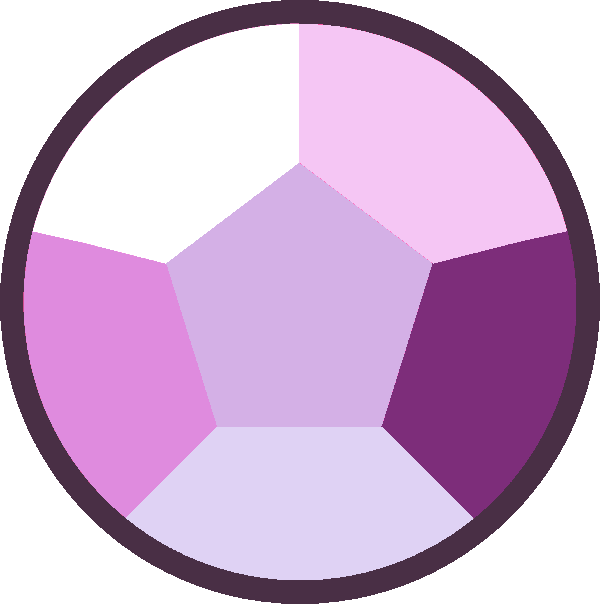 Orchid Quartz Rose Quartz Gemstone - Maker's Mark (600x604)