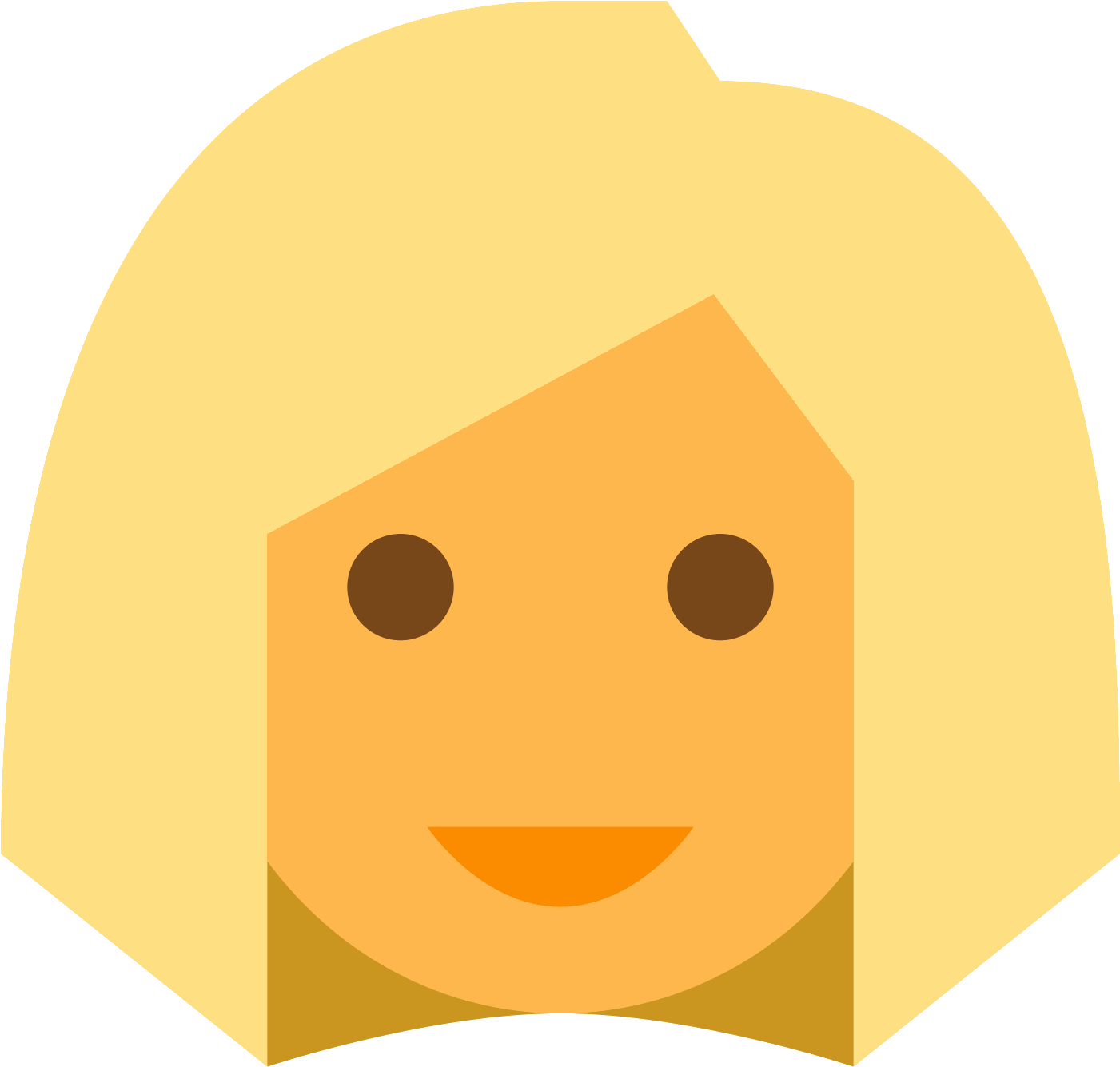 User Female Skin Type 3 Icon - Smiley (1600x1600)