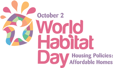 World Health Day Logo Un Habitat Gabitat Essay Whd - World Habitat Day (457x282)