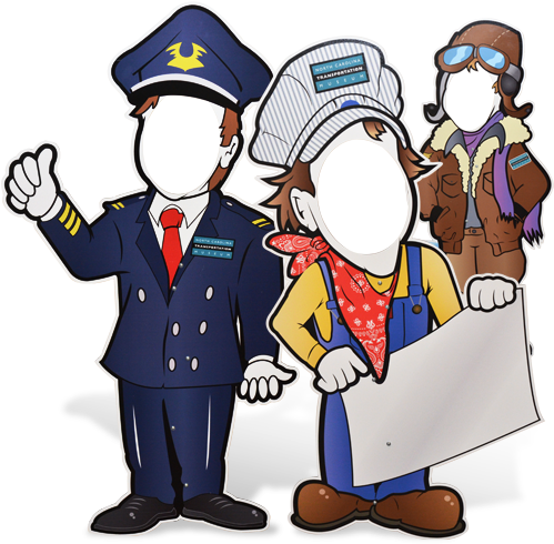 Nc Transportation Museum Selfie Cut-outs - N.c. Transportation Museum (535x519)