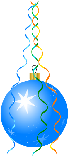 Free Christmas Ball - Clip Art (237x800)
