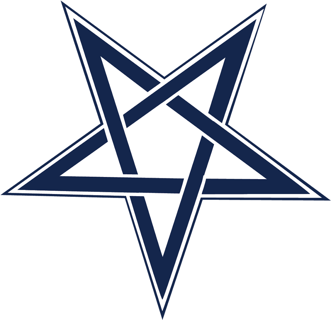 Cowboys Logo Png - Inverted Pentagram (1600x1600)