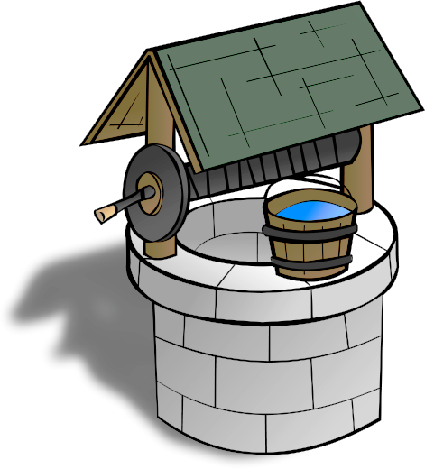 Well Clipart Water Resource - Water Well Clipart (471x520)