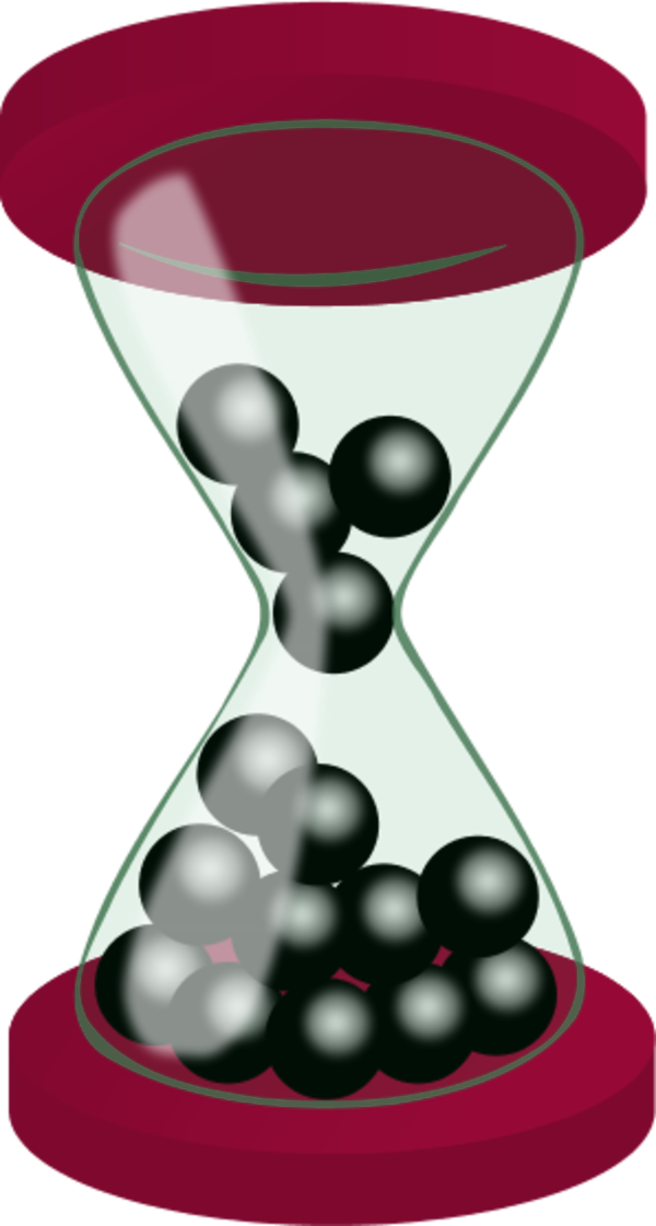 Vector Clip Art - Animated Gif Hourglass (600x1121)