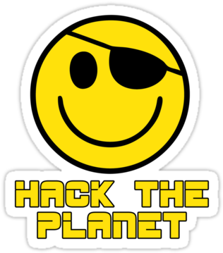 Hack The Planet Logo (375x360)