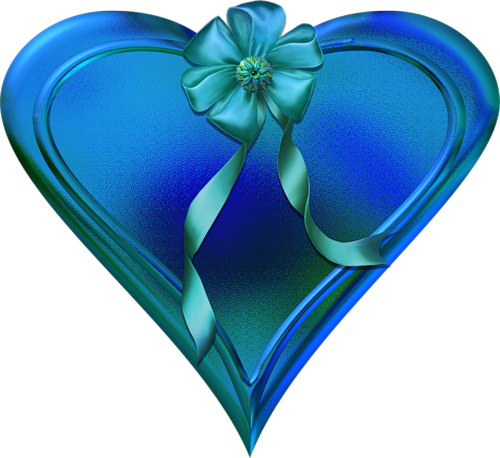 Heart * - Kek Sziv Png (500x458)