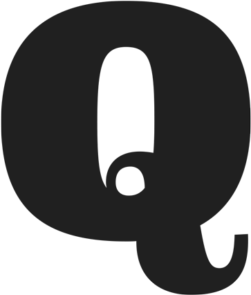 What A Big, Fat “q ” I Love The Contrast Between The - Circle (1574x671)