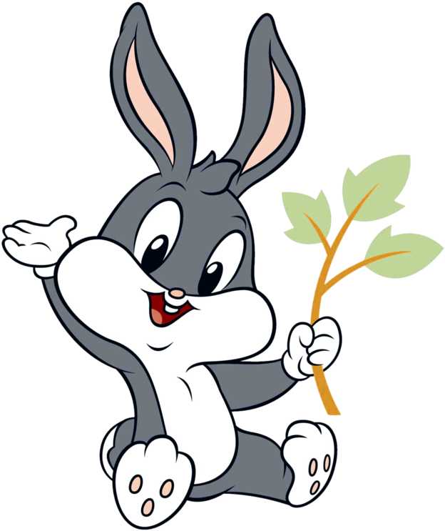 Looney Tunes Clip Art - Baby Looney Tunes Bunny (672x800)
