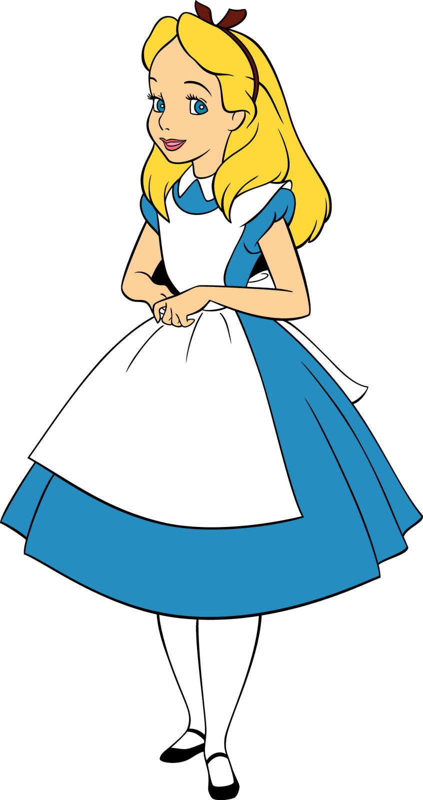 On Mad Alice In Wonderland Tea Party Cartoon - Alice In Wonderland Clipart (846x1600)