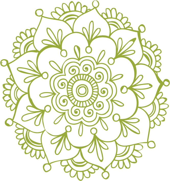 Aztec Tattoo Designs, And European Embroidery With - False Mandala Wall Decal Namaste Indian Lotus Flower (800x800)