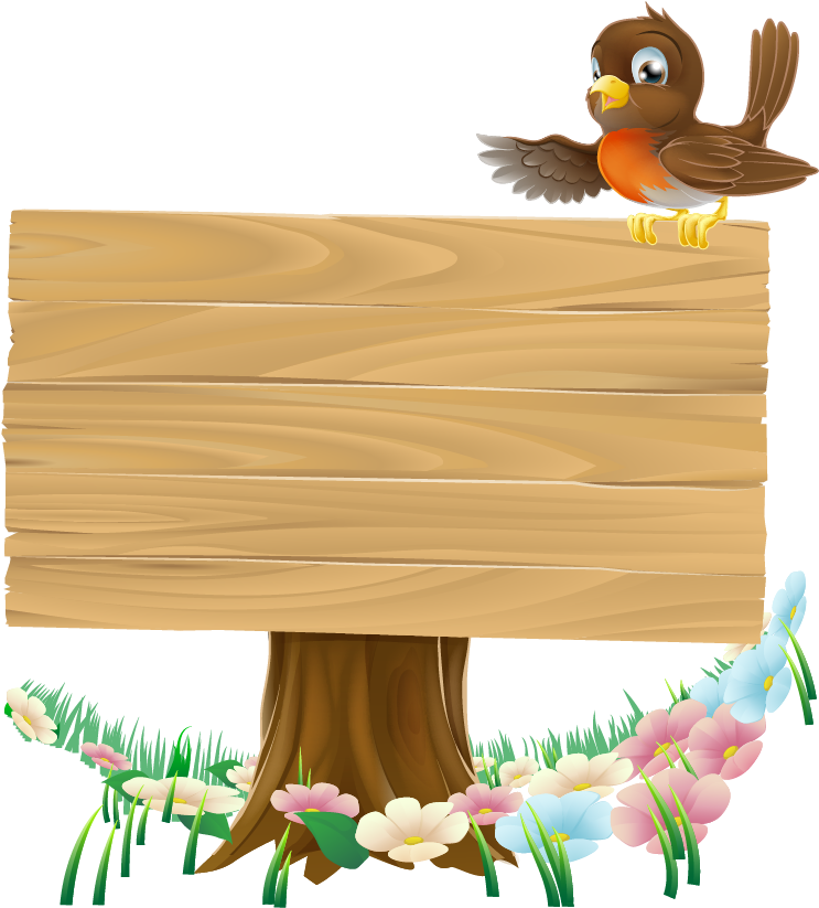 Vintage Wooden Signboard - Cartoon Wooden Sign Boards Png (1000x1000)