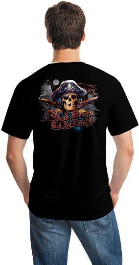 Outer Banks Tell No Tales T-shirt - Gildan 5000 Black T Shirt (360x547)