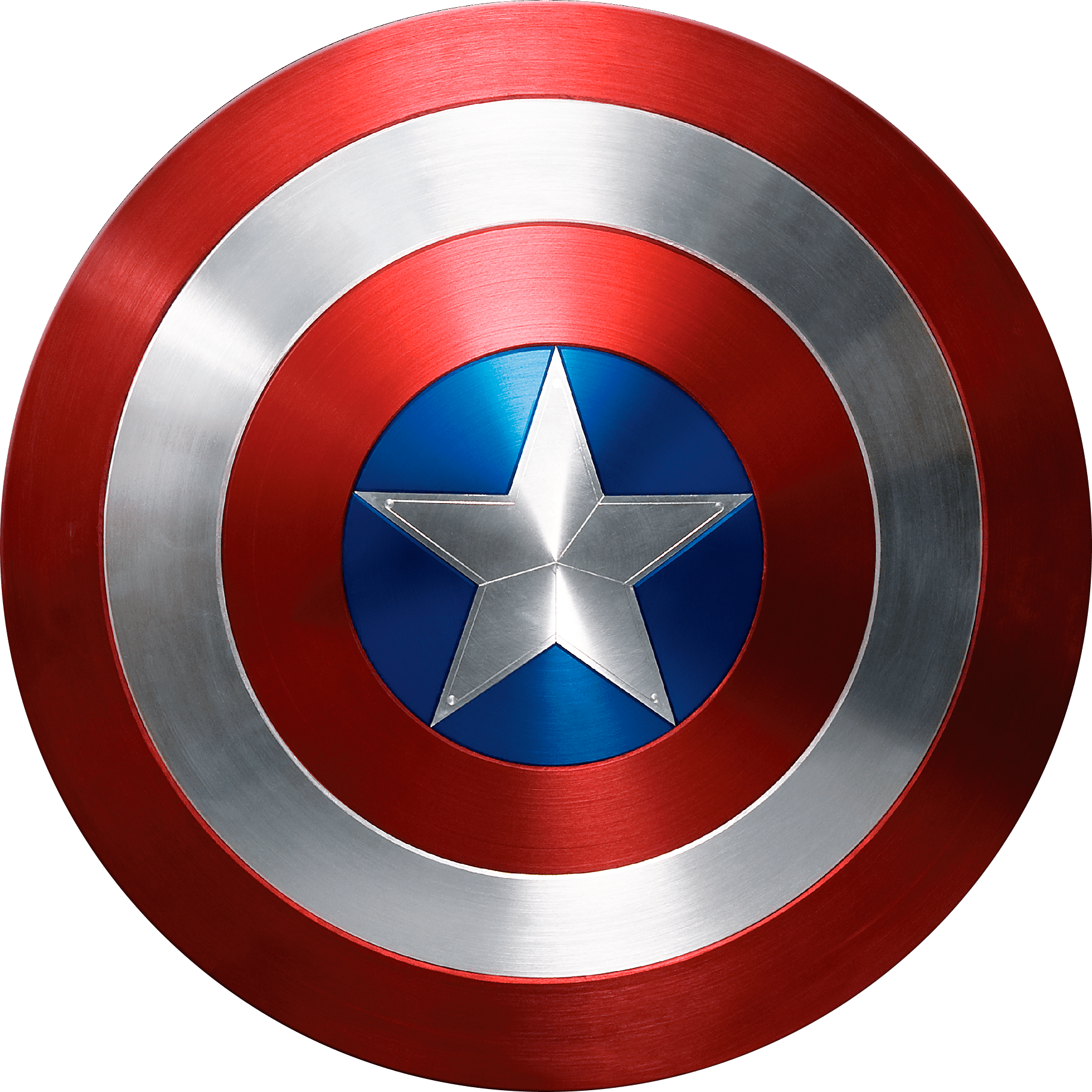 Captain America Photorealistic Shield - Captain America Logo Png (1832x1832)