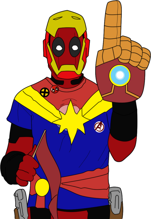 Deadpool Civil War Ii By Luffysan9 - Captain America (600x868)