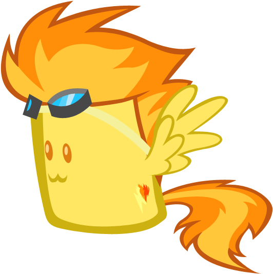 #619471 - - 3, Artist - Durpy, Cute, Marshmallow, Marshmallow - My Little Pony Spitfire (692x644)