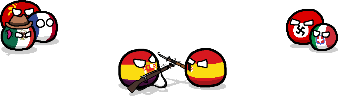 Spanish Civil War - Polandball (1261x375)