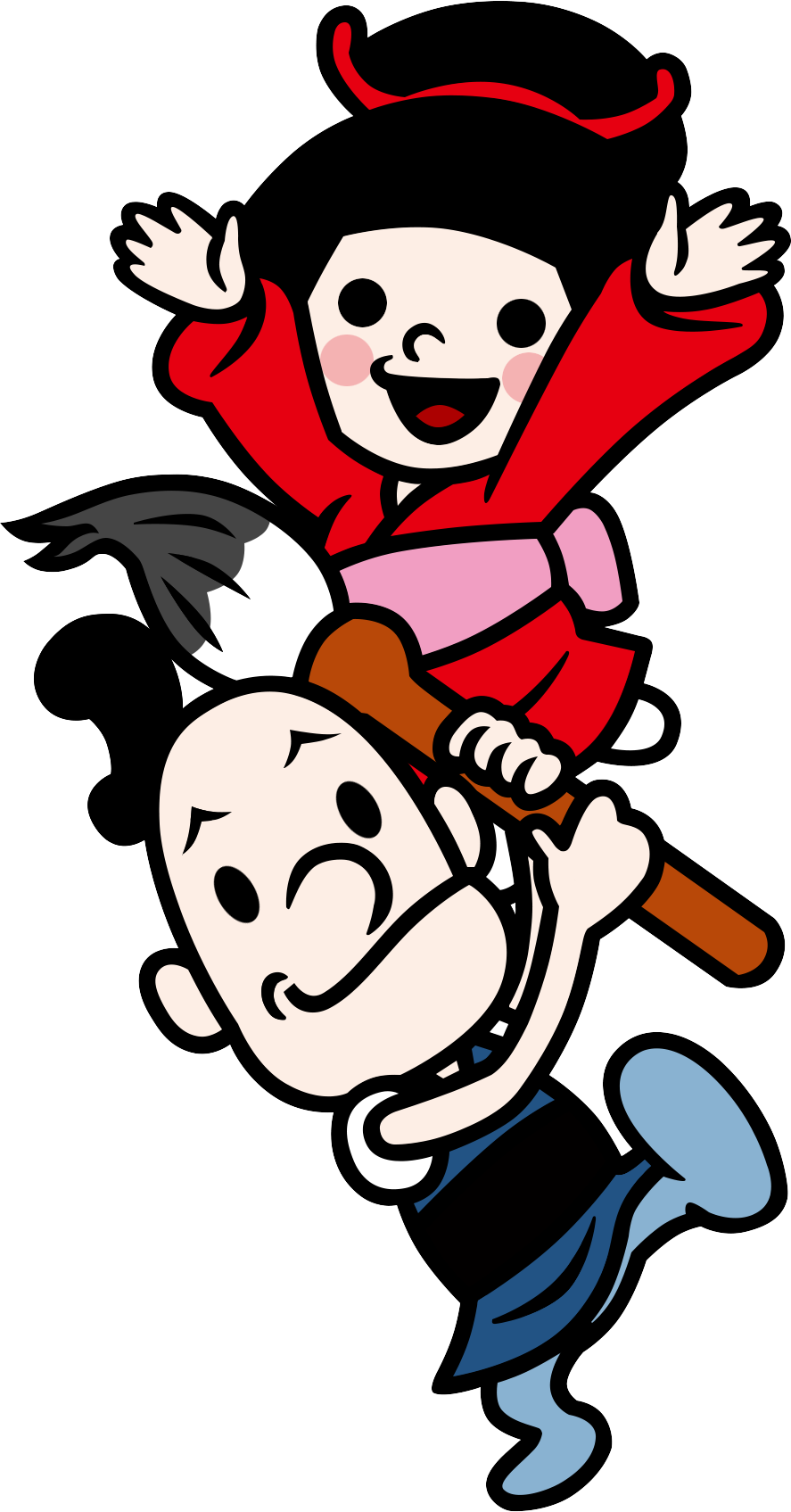 Calligraphy People - Rhythm Heaven Power Calligraphy (887x1695)