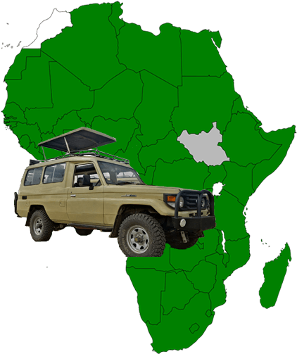 Legacy Car Hire & Safaris - Liberia On A Map Of Africa (435x647)