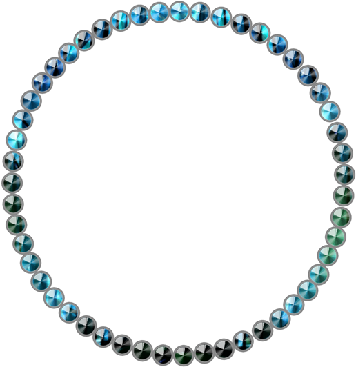 Moldura Redonda Em Png - Necklace (532x546)