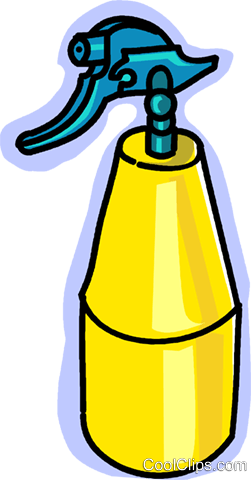 Spray Bottles Royalty Free Vector Clip Art Illustration - Spray Bottles Royalty Free Vector Clip Art Illustration (251x480)