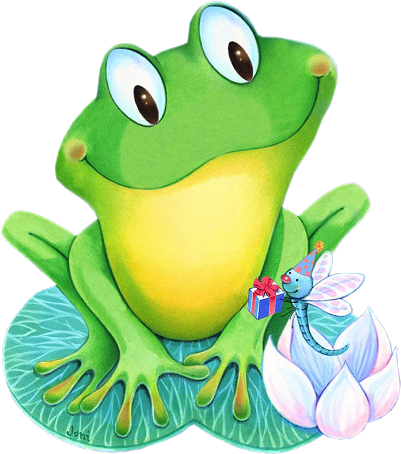 Bytr50ak - Frog Hello (439x500)