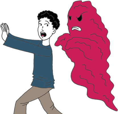 Attack - Cartoon - (450x450) Png Clipart Download