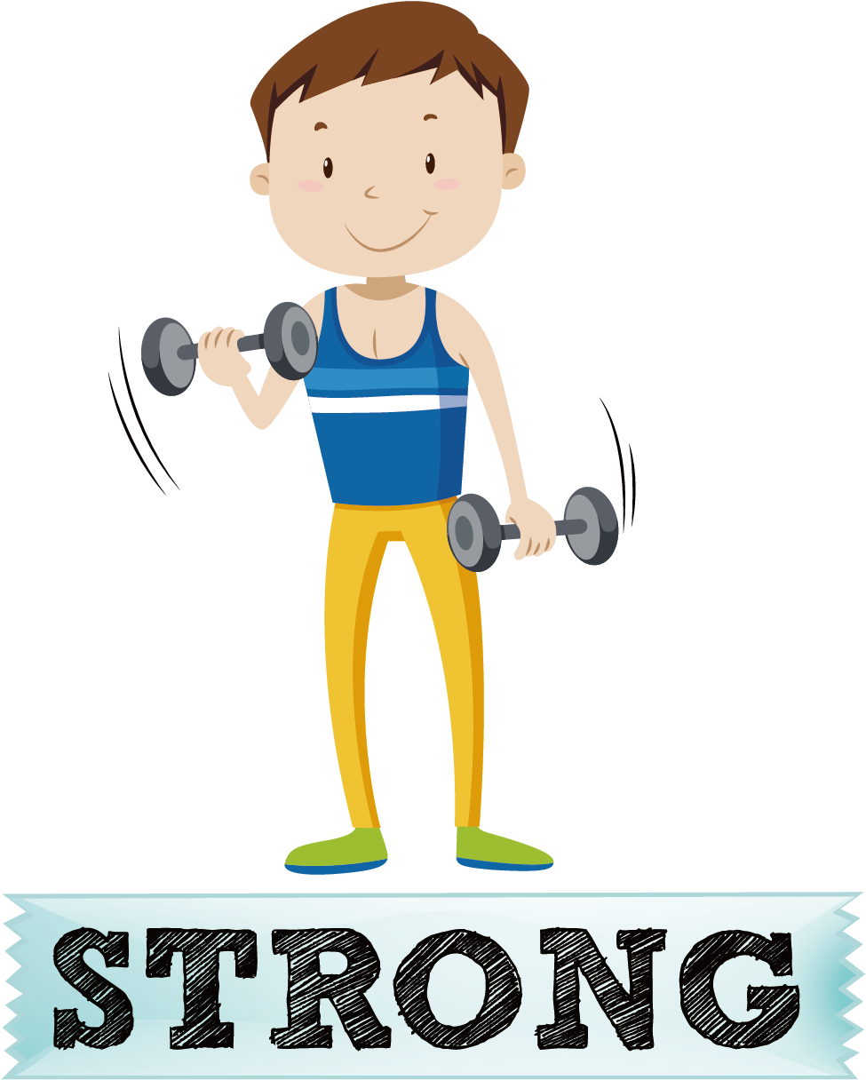 Human Back Royalty-free Illustration - Strong Weak Illustration (1240x1240)