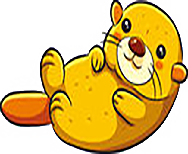 Sea Otter Beaver Drawing Rodent - Sea Otter Drawing Easy (624x510)