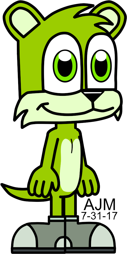 Merc Otter By Makatoons - Cartoon (682x1070)