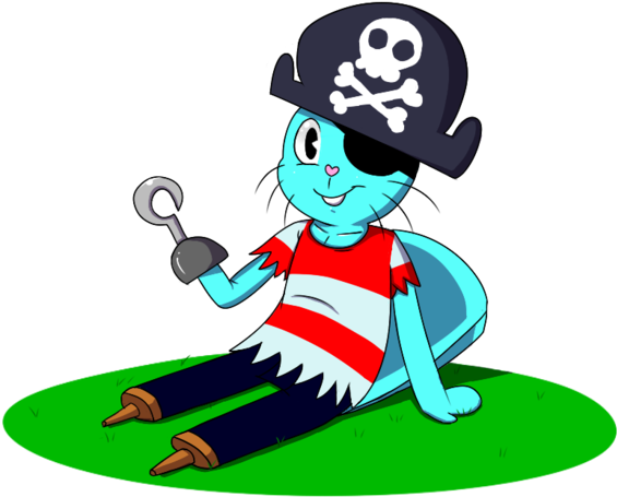 That Sea Otter Pirate By Dragongirl051 - Sea Otter (1024x768)