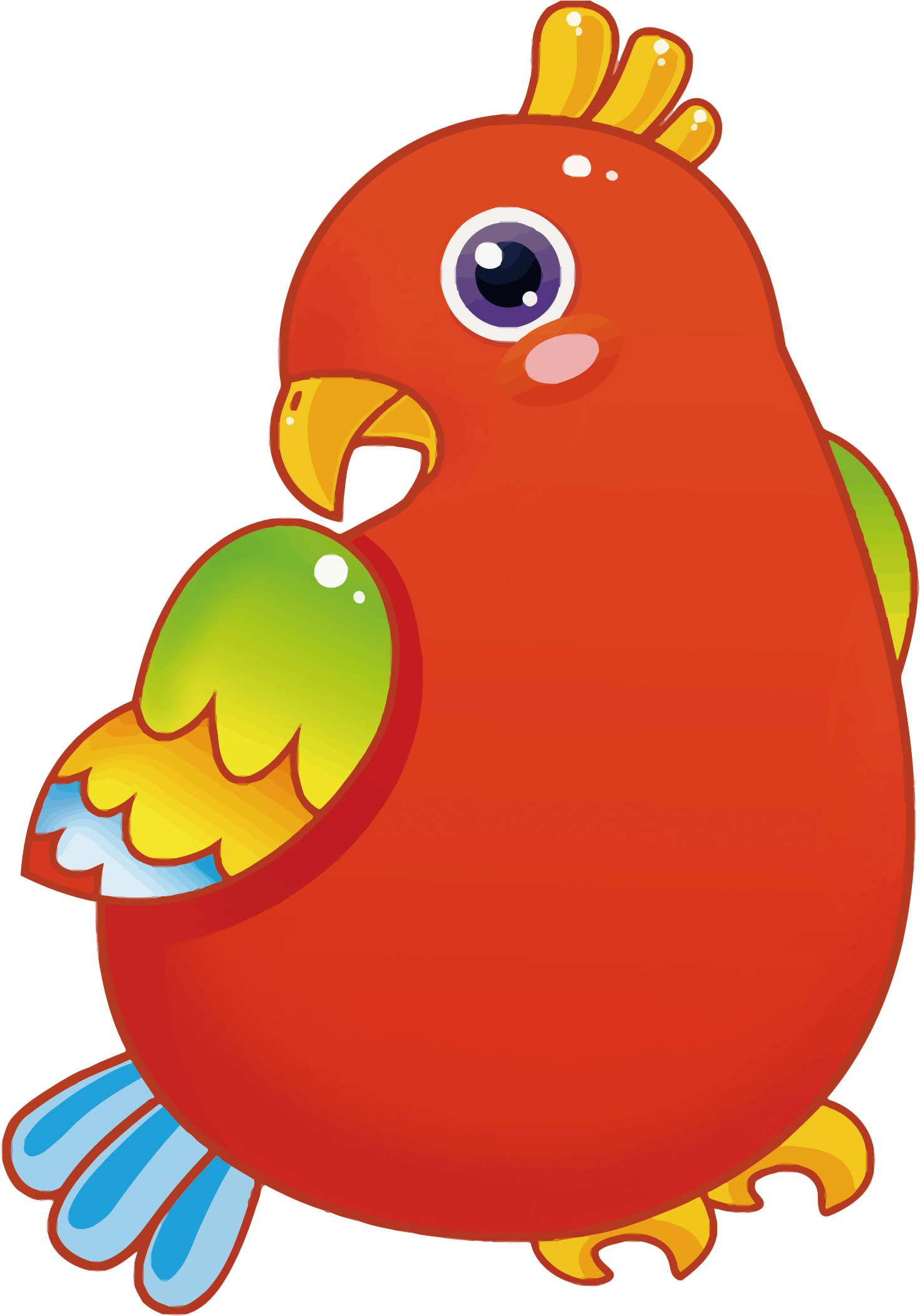 Parrot Parrot Bird Cartoon - Parrot (1500x2101)