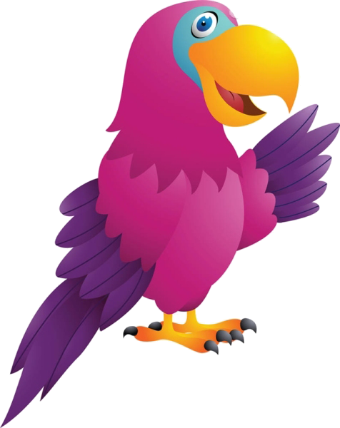 True Parrot Bird Cockatoo Cartoon Clip Art - Cartoon Parpt (476x600)