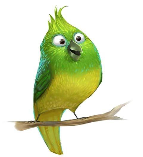 Parrot Bird Parakeet Cartoon - Parrot Bird Parakeet Cartoon (564x636)