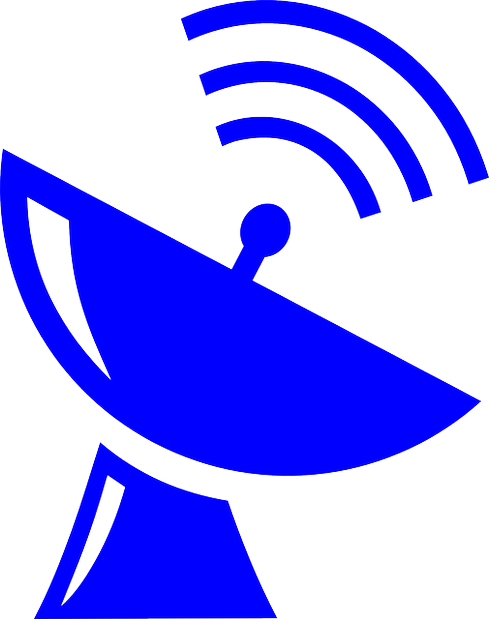 Direct-satellite Internet Makes Gains - Satellite Clip Art (489x619)