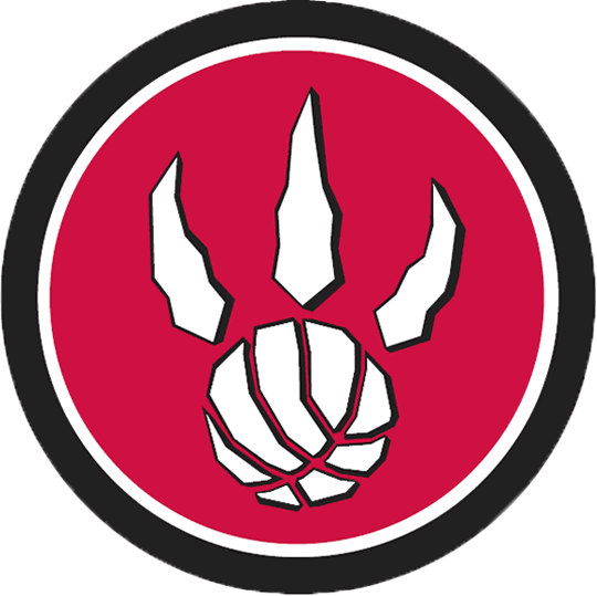 Share This Image - Toronto Raptors Black And White (540x539)