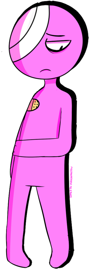 Bandage Boy [art Trade] By Spacetvmarshmallow - Art (748x1069)