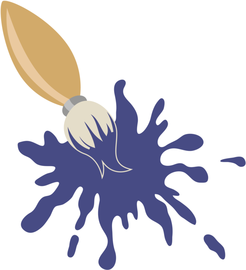 Ink Splash Cutie Mark By Littlehybridshila - Illustration (858x930)