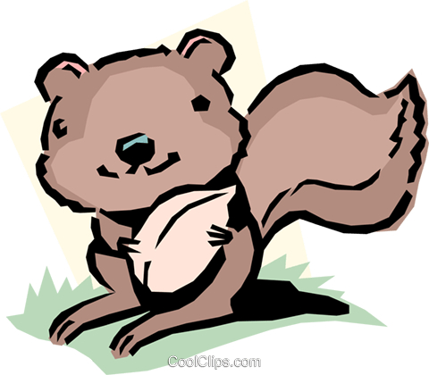 Dibujos Animados De Ardilla Libres De Derechos Ilustraciones - Microsoft Powerpoint (480x420)