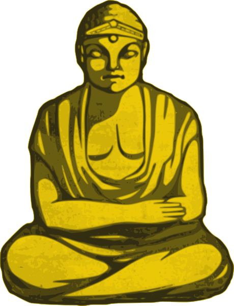 Buddhism Free Download Png - Clipart Buddha (460x600)