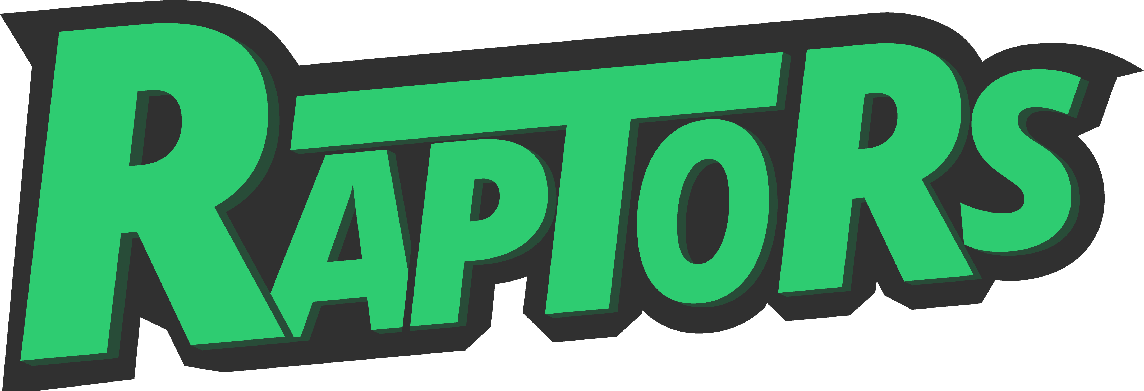 I Then Moved Onto The Graphic Of The Mascot, Starting - Raptor Mascot Logo (4327x1479)