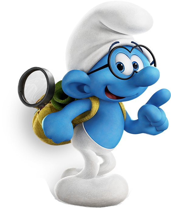 Brainy Smurf Png Image - Smurfs The Lost Village Characters (620x804)