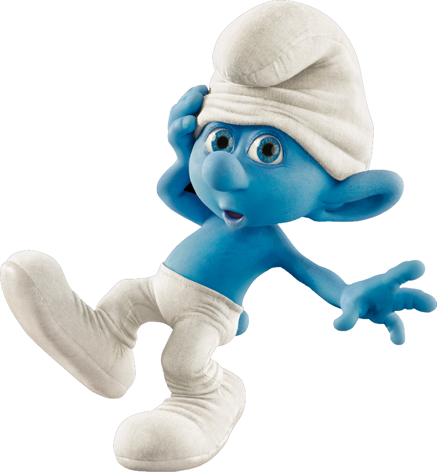 Smurf Png (876x946)