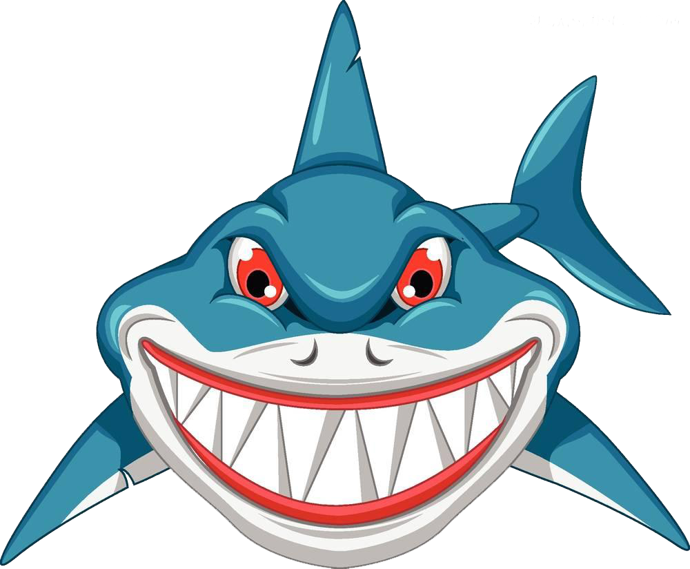 Shark Royalty Free Cartoon Clip Art - Cartoon Shark (1000x824)