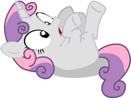 Sweetie Belle Pink Cartoon Nose Purple Mammal Dog Like - My Little Pony Sweetie Belle Gif (550x400)