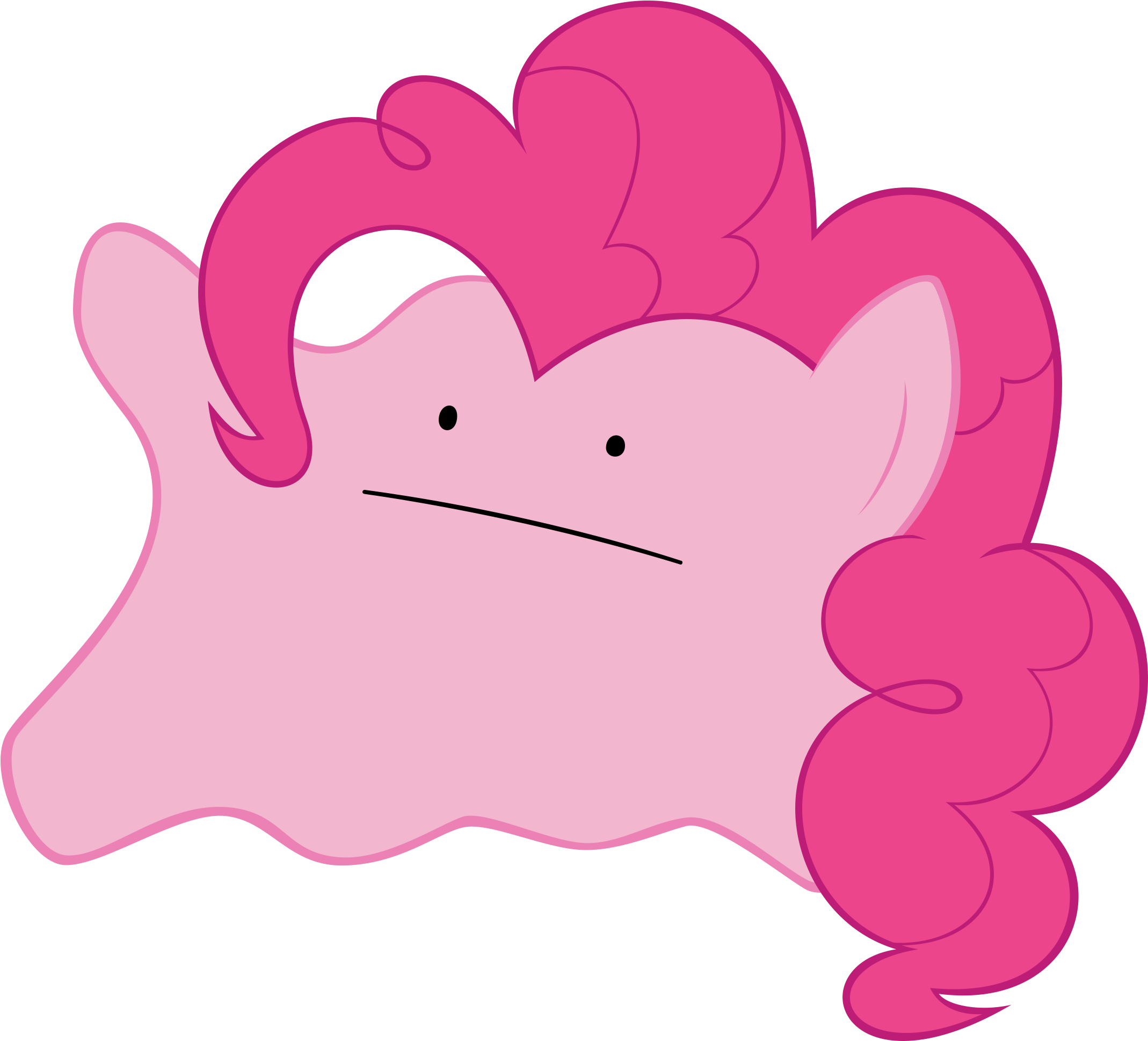 Pinkie Pie Twilight Sparkle Pony Pink Mammal Nose Vertebrate - Ditto My Little Pony (2213x2000)