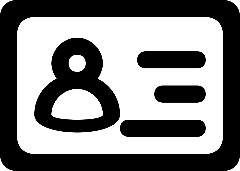 Identity Authentication Icon Comments - Identity Document (980x700)