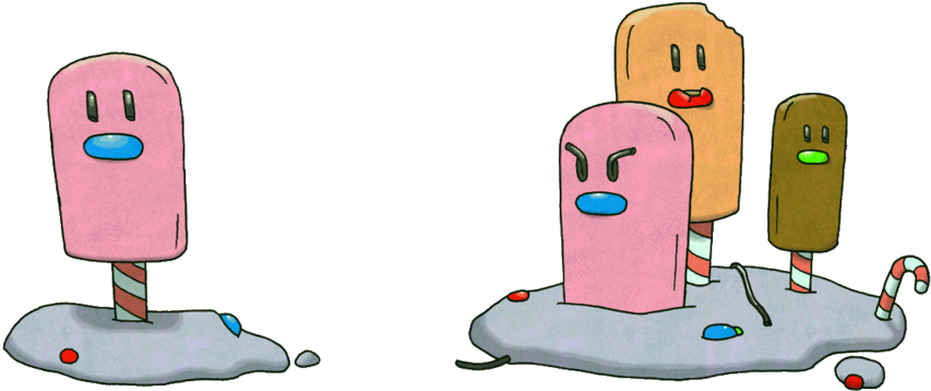 Diglett And Dugtrio Ice Fairy Delta By Axel-comics - Dugtrio (900x409)
