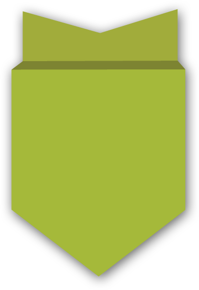 Green Ribbon Banner Vector - Green Ribbon (409x601)