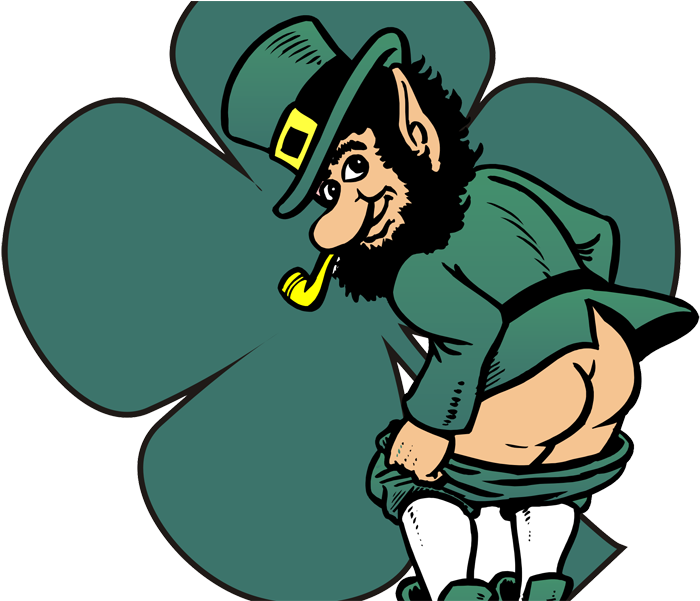 Post By Tomclen On Jan 16, 2015 At - Kiss My Ass Leprechaun (747x600)