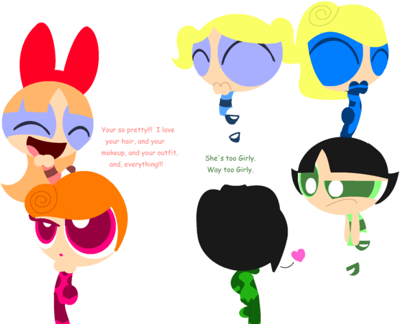Ppg Meets Ppgx Comic By Xxballisticoxx - Boomubbles Comic (600x480)